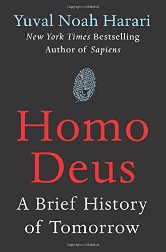 Cover of Homo Deus by Yuval Noah Harari